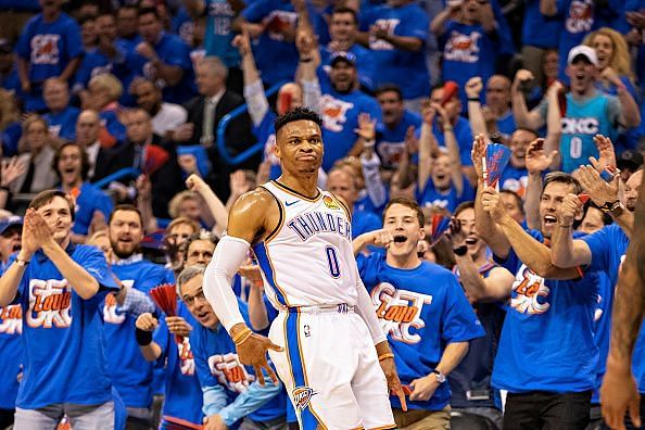 Russell Westbrook has struggled in his matchup against Lillard