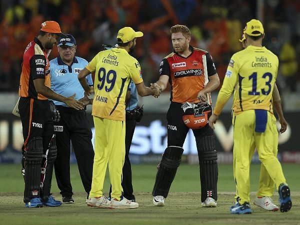 Hyderabad sunrisers won the match by 6 wickets after consective losses