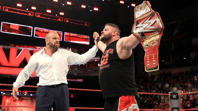 Owens captured the Universal Championship on RAW in 2016, thanks to a big assist by WWE COO Triple H.