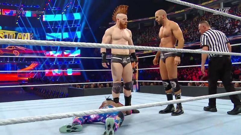 Cesaro and Sheamus were split up on SmackDown