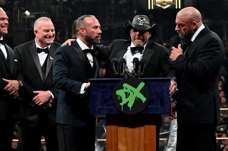 D- Generation X at the Hall of Fame ceremony.