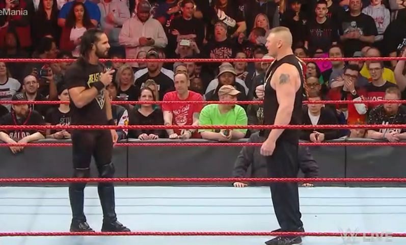 Rollins addressing Lesnar on tonight&#039;s Raw