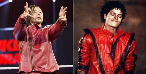 Nakamura's attire and gyrations bear a striking resemblance to Michael Jackson.