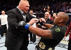 WWE News: Brock Lesnar reacts to UFC inviting him to fight Daniel Cormier