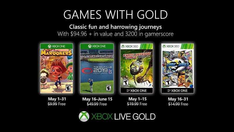 Image result for xbox games with gold may 2019