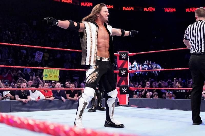 AJ is finally on Raw