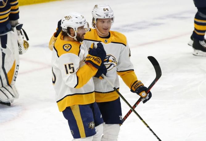 Johansen lifts Predators to 3-2 win over slumping Sabres