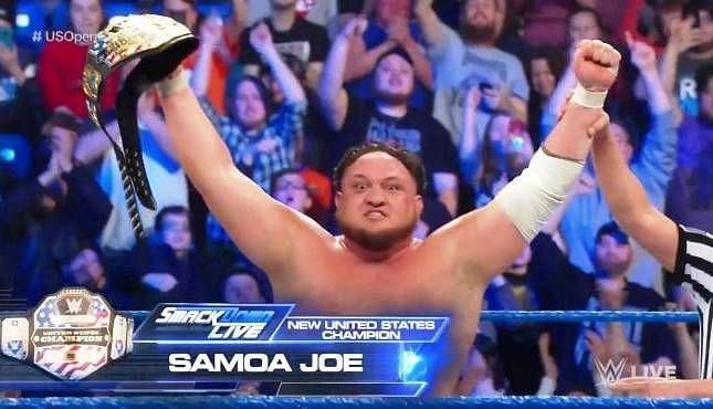 Samoa Joe is somewhat lucky to be holding the US Title at the moment
