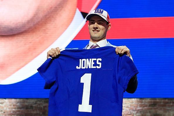 The New York Giants bypassed Dwayne Haskins and took Duke QB Daniel Jones withe 6th overall pick in the 2019 NFL Draft