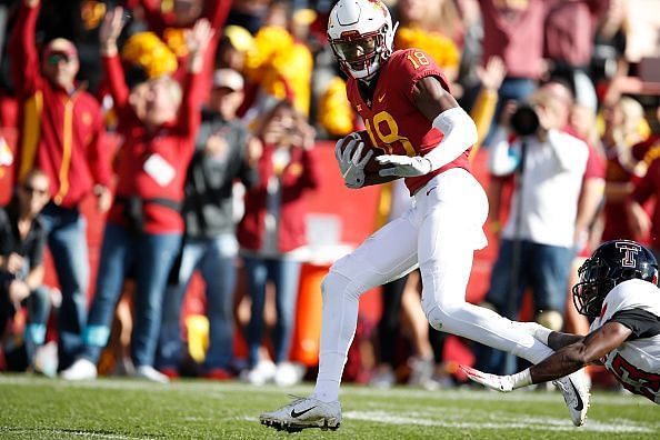 Hakeem Butler of Iowa State was the first pick on Day 3 of the 2019 NFL Draft