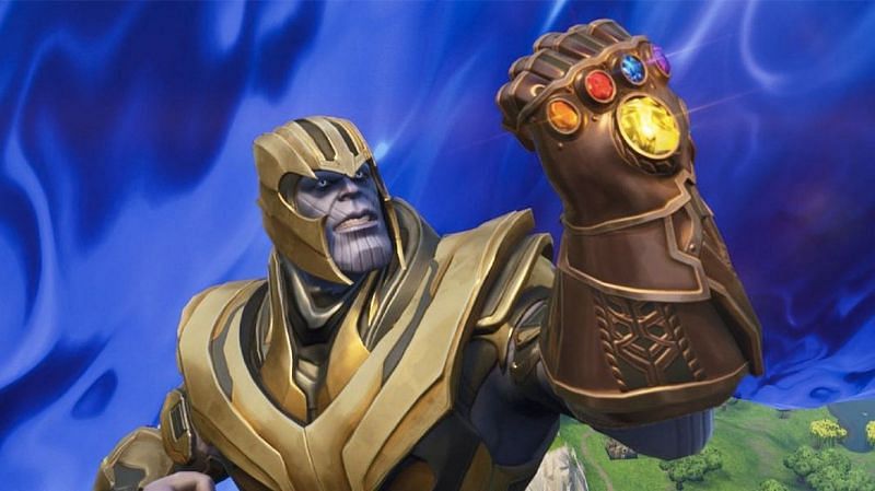Thanos from the Fortnite x Infinity War event