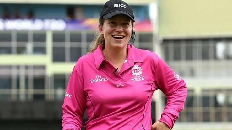 Claire Polosak has made history by becoming the first ever woman umpire to officiate a men&#039;s One Day International match.