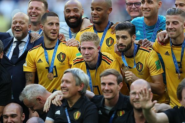 Belgium beat England to claim third place at the 2018 FIFA World Cup in Russia.
