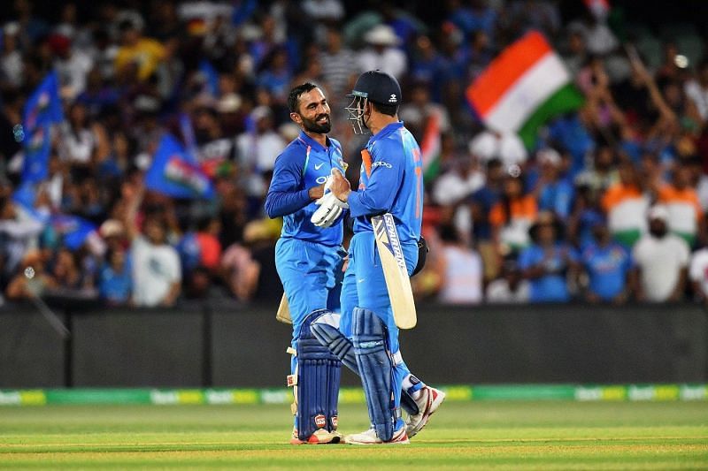 Dinesh karthik and Dhoni are the only player who played 2007 wc and 2019 wc