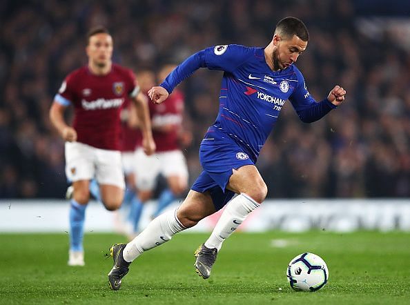 Hazard excelled against West Ham on Monday evening and will be expected to impress again here