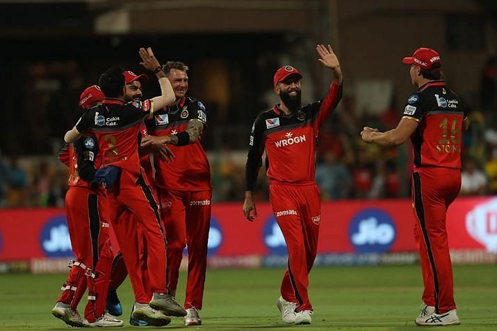 RCB, celebrating a wicket in the game against CSK (picture courtesy: BCCI/iplt20.com)