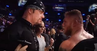 WWE history: When Undertaker confronted Brock Lesnar at UFC 121