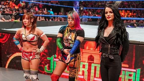 Paige recently introduced Asuka & Kairi Sane as a new tag team