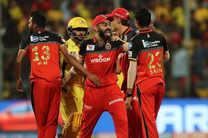 RCB skipper Virat Kohli is ecstatic after the thrilling win over CSK (Image Courtesy: IPLT20/BCCI)