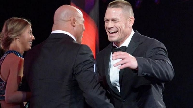 Angle and Cena during Angle&#039;s induction