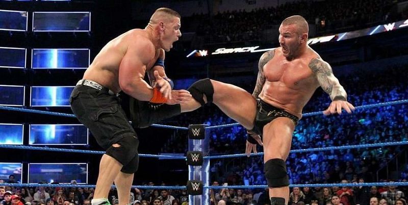 WWE Superstars John Cena (left) and Randy Orton (right) are good friends in real life