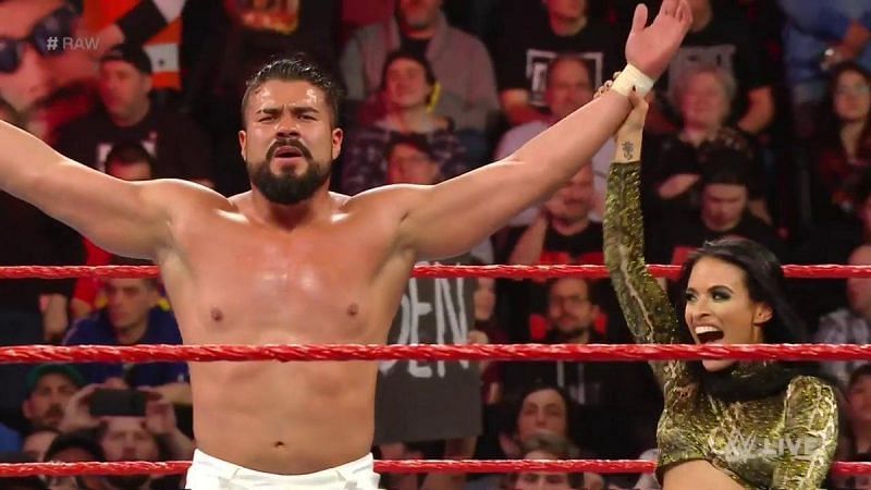 Andrade had an impressive debut match on Raw