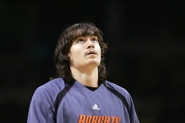 Adam Morrison in action for the Charlotte Bobcats