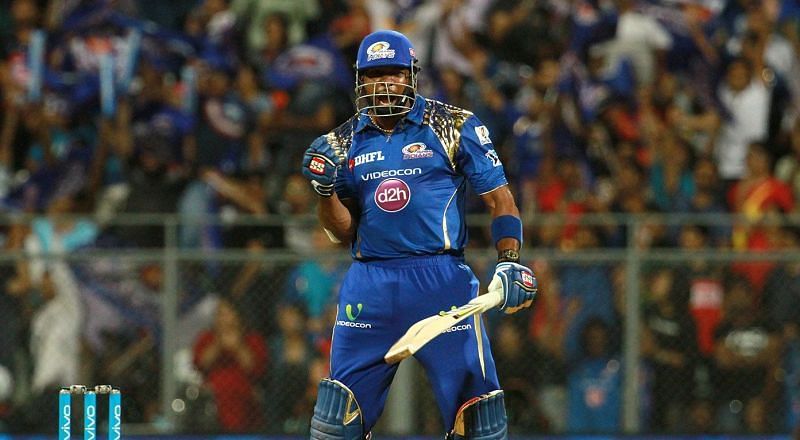 Pollard single-handedly won a game for MI against KXIP (Picture courtesy: iplt20.com)