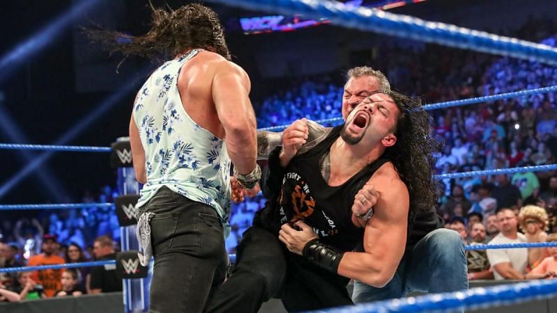 Roman Reigns vs Shane McMahon and Elias
