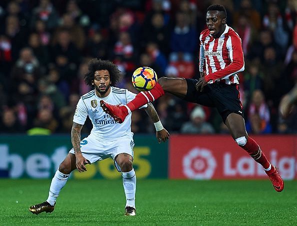 Inaki Williams (R) can trouble any defense with his speed