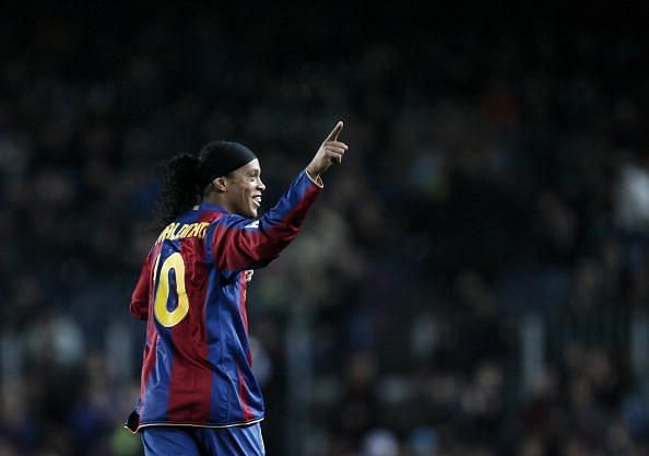 Ronaldinho was one of the most iconic Barcelona No. 10 ever