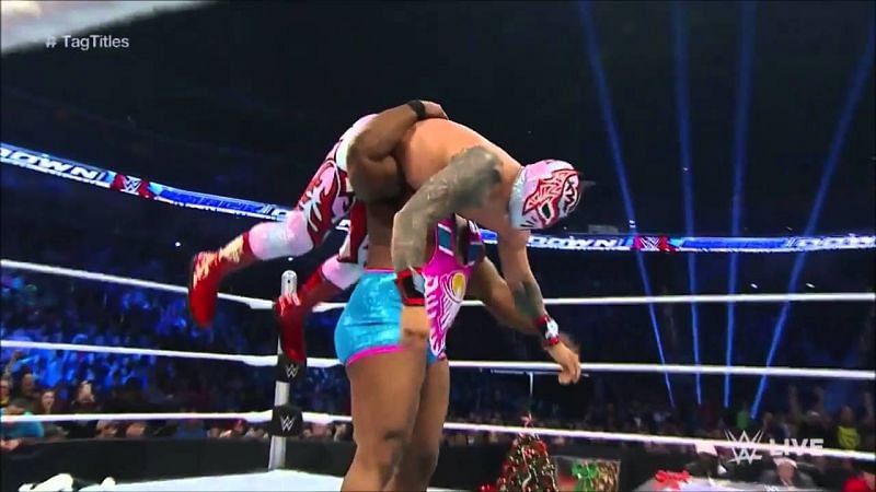Is this move supposed to hurt the opponent or Big E himself?