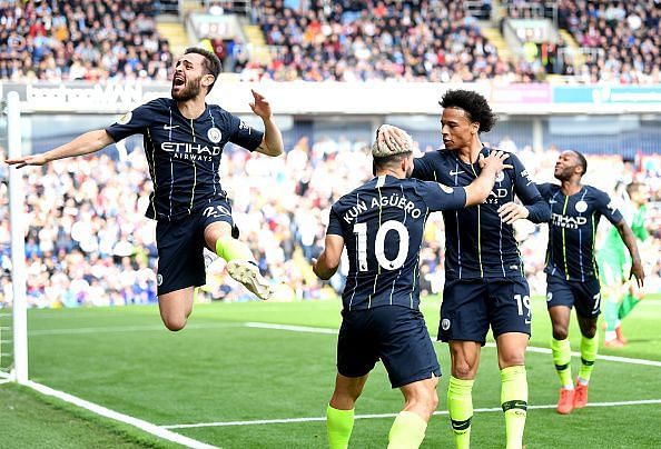 Manchester City look the current favourites to defend their Premier League title