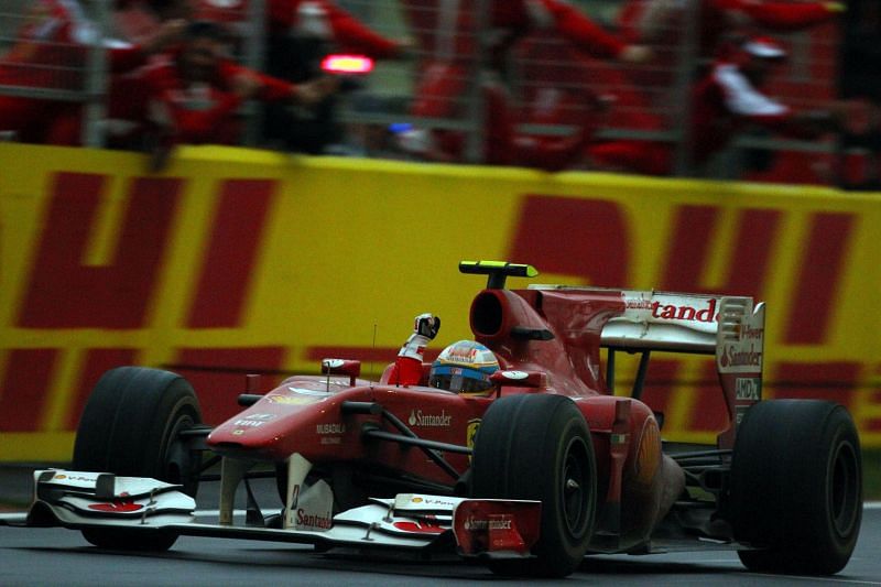 Alonso scripted a rainy day masterclass in South Korea 2010