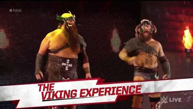 The War Raiders have been renamed as The Viking Experience for the main roster
