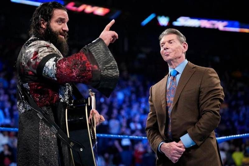 Elias and Vince McMahon on SmackDown Live