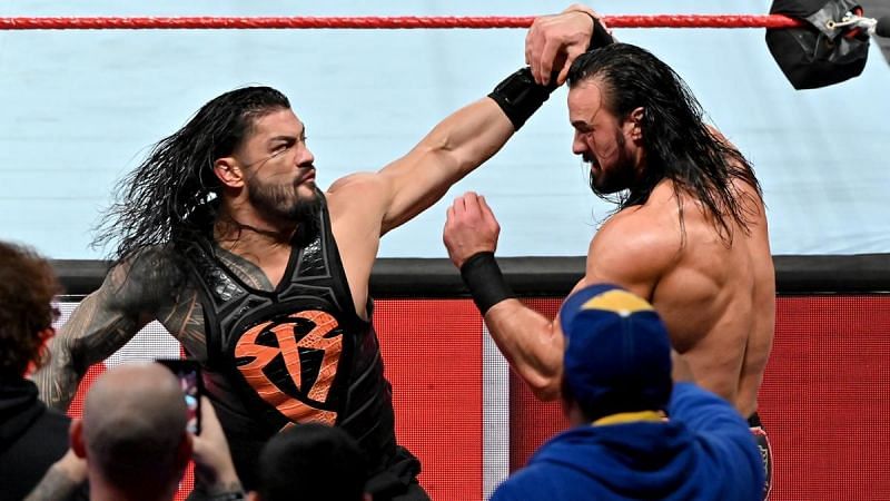 Roman Reigns defeated Drew McIntyre at WrestleMania 35