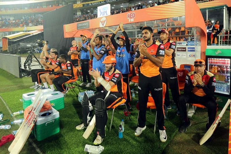 The SRH middle order will have to do a lot more than applaud their openers in this match. (Image Courtesy: IPLT20)