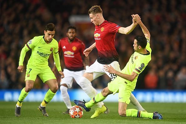 Manchester United v FC Barcelona - UEFA Champions League Quarter Final: First Leg