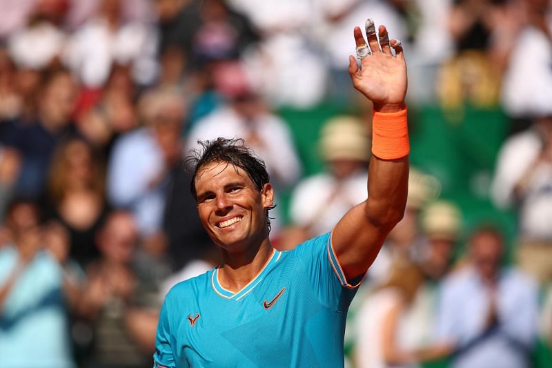 Rafael Nadal after his 2nd round victory over Roberto Bautista Agut in Monte Carlo Masters