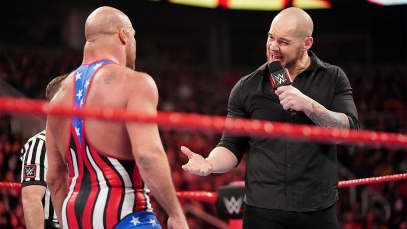 Kurt Angle&#039;s final WWE opponent is Baron Corbin