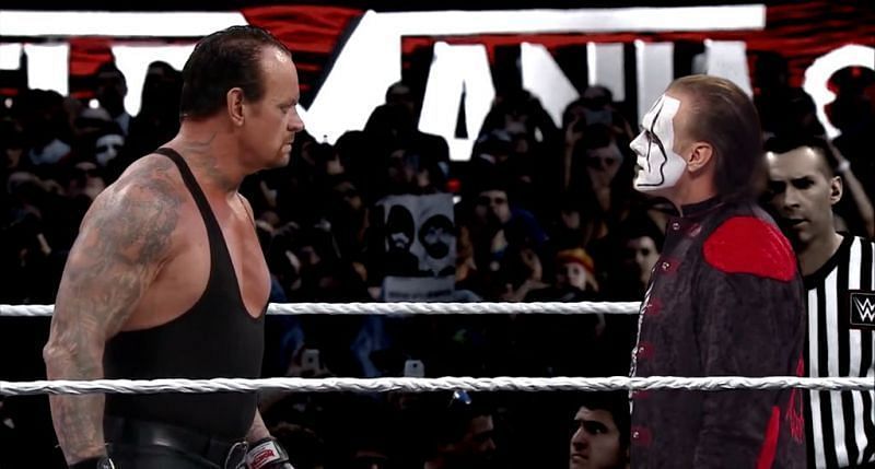 wrestlemania 31 undertaker vs sting