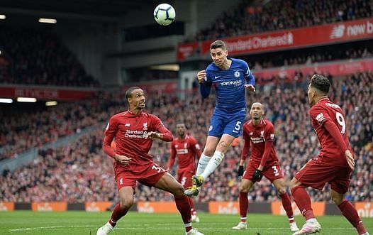 Jorginho often appeared anonymous and was pedestrian in the build-up to both Liverpool goals