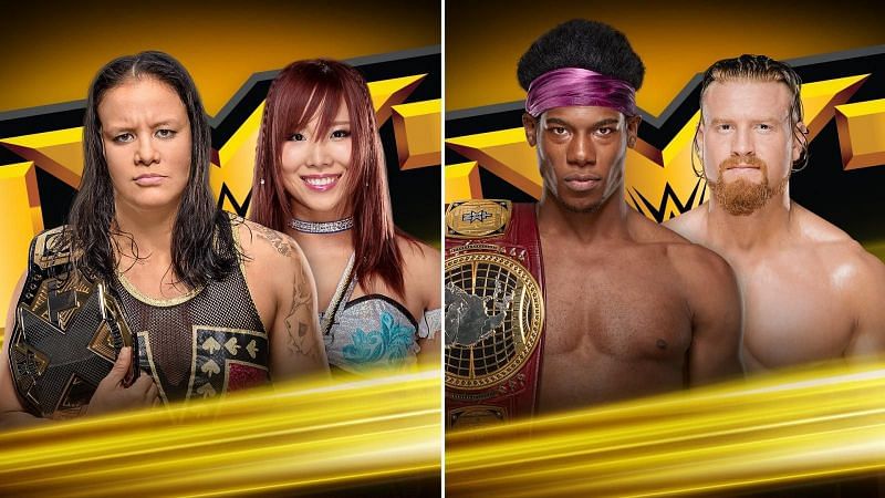 Two of the major titles on NXT will be up for grabs