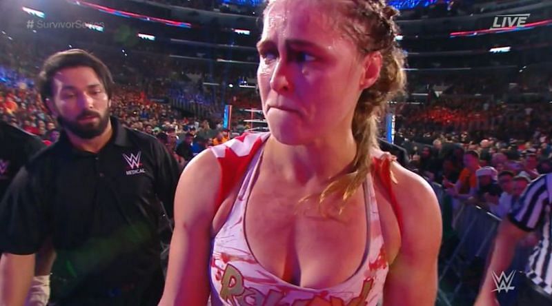 Ronda Rousey injured herself at WrestleMania 35
