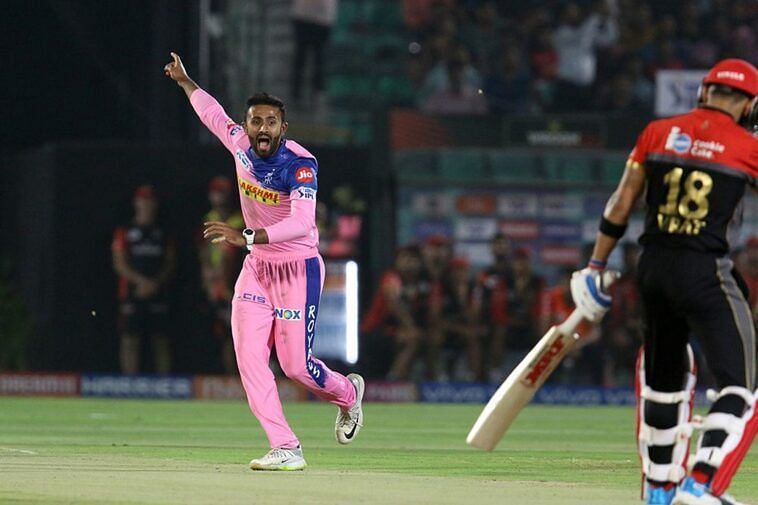 Shreyas Gopal&#039;s fine bowling efforts helped Rajasthan Royals notch up their first win in IPL 2019.