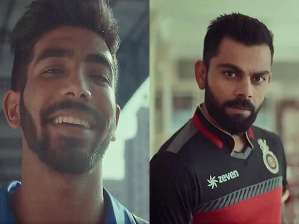 Jasprit Bumrah and Virat Kohli