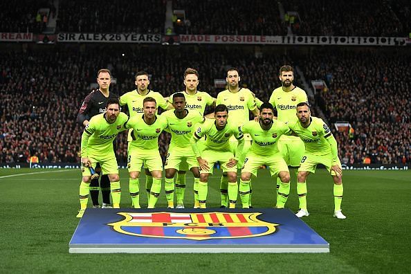 Manchester United v FC Barcelona - UEFA Champions League Quarter Final: First Leg