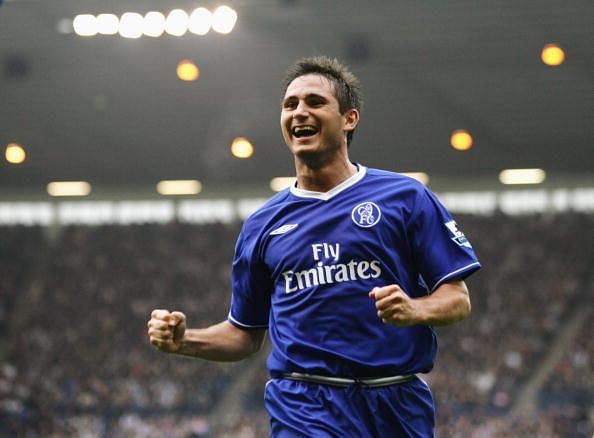 Frank Lampard of Chelsea celebrates