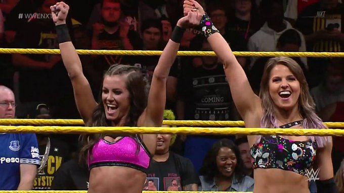 LeRae and Catanzaro earned a big tag team victory over an established duo